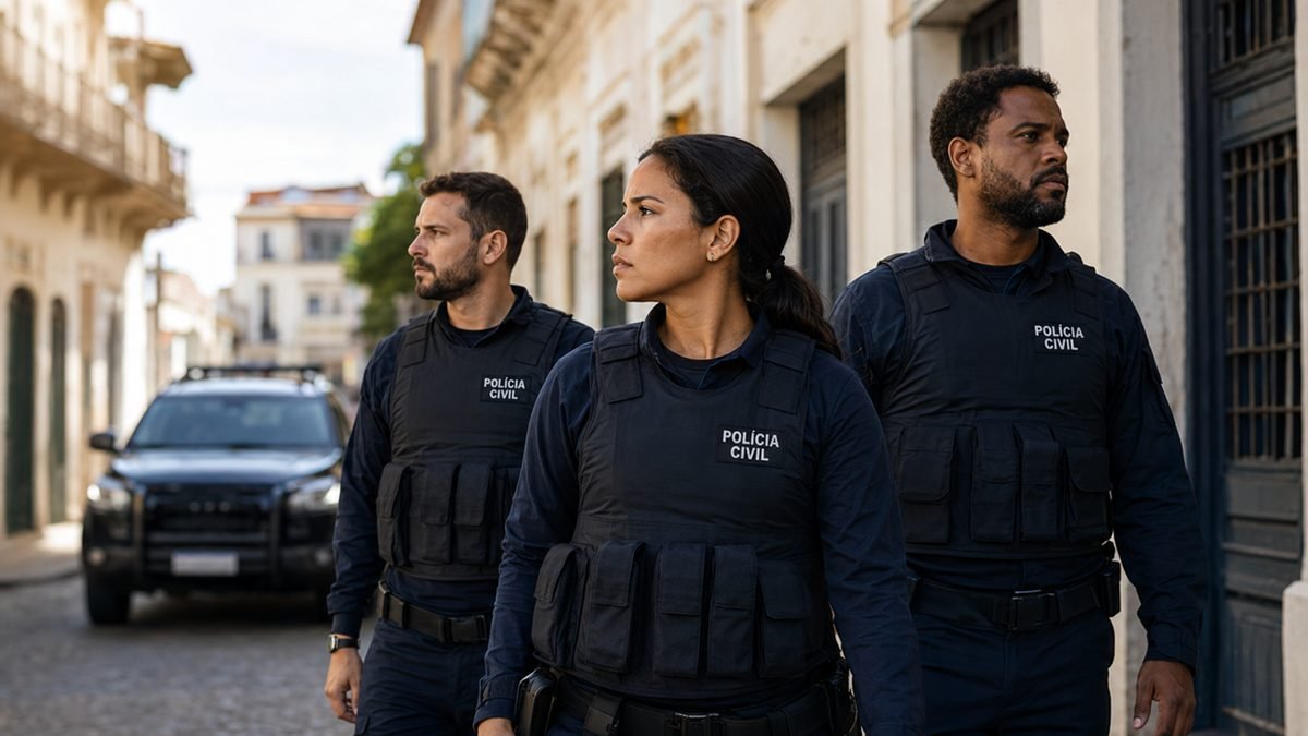 Policiais civis durante operação (imagem ilustrativa)