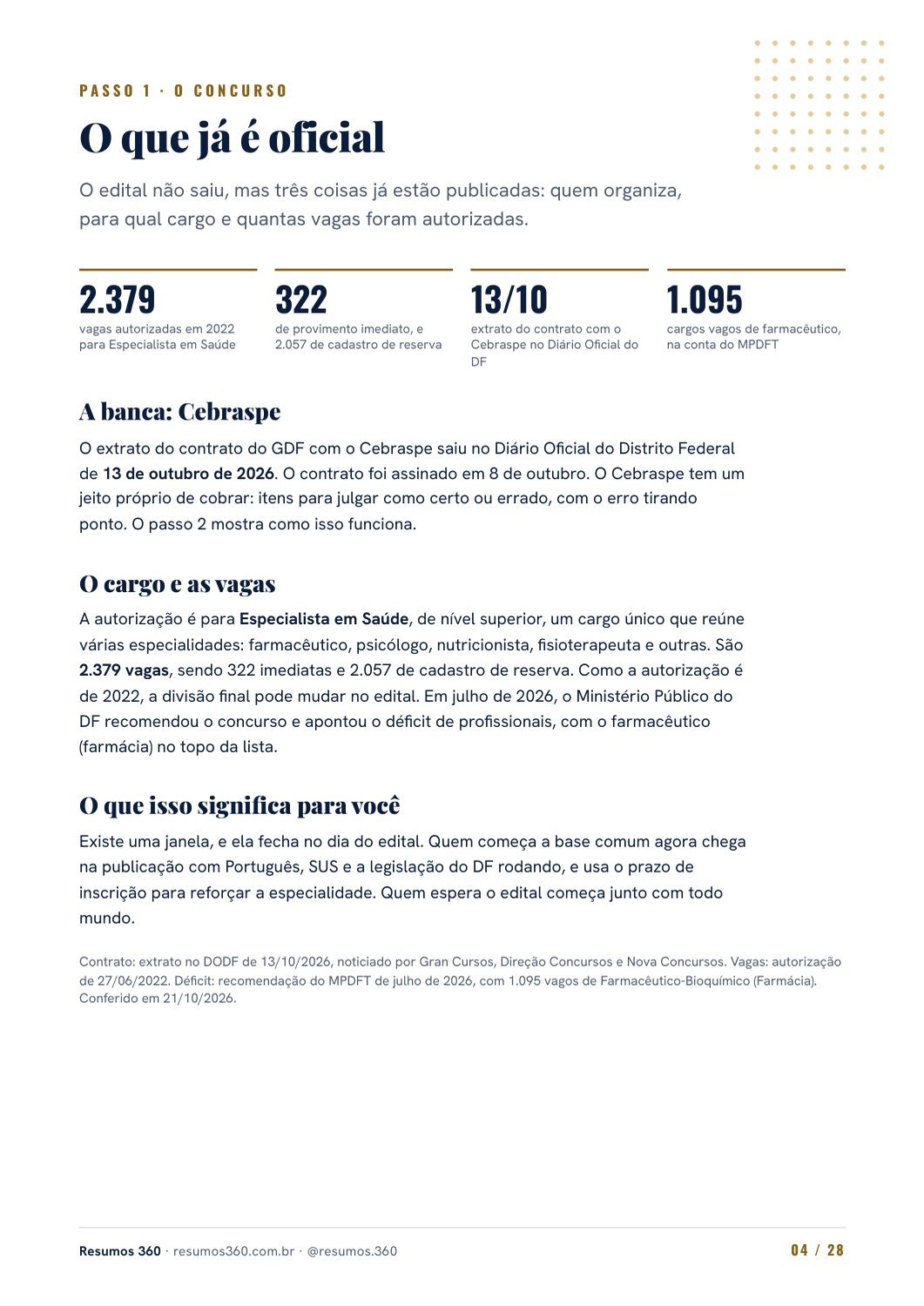 Página 4 do mini guia SES-DF. O texto está disponível abaixo.