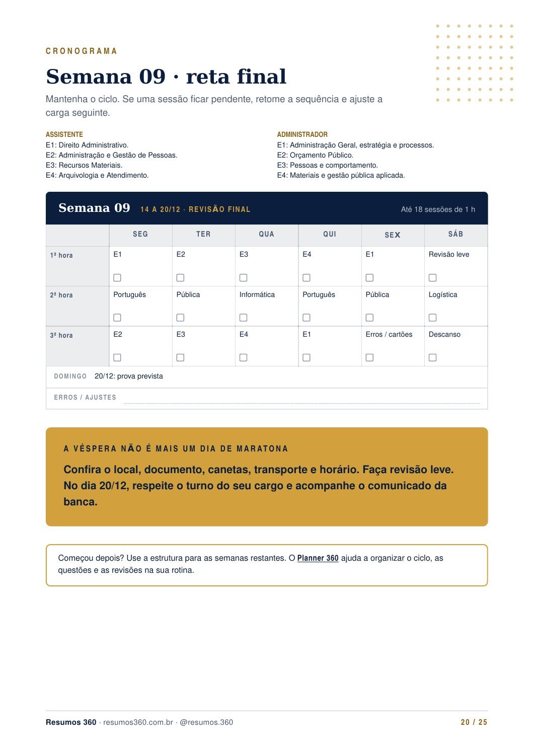 Página 20 do mini guia UFBA. O texto está disponível abaixo.
