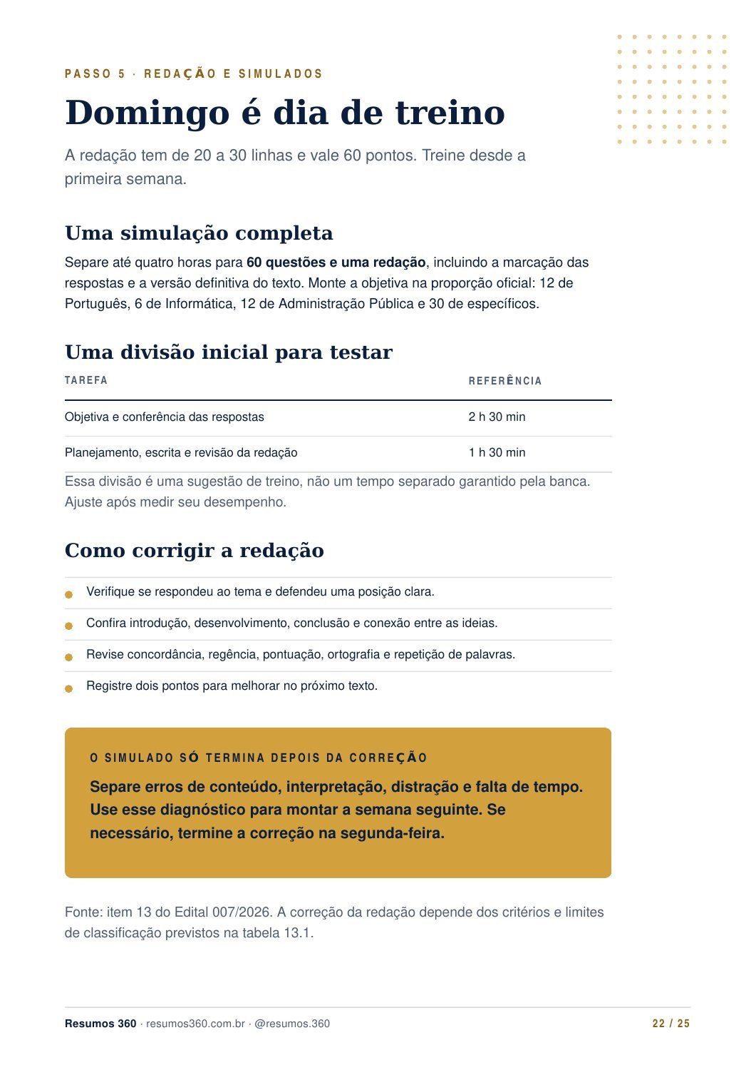 Página 22 do mini guia UFBA. O texto está disponível abaixo.