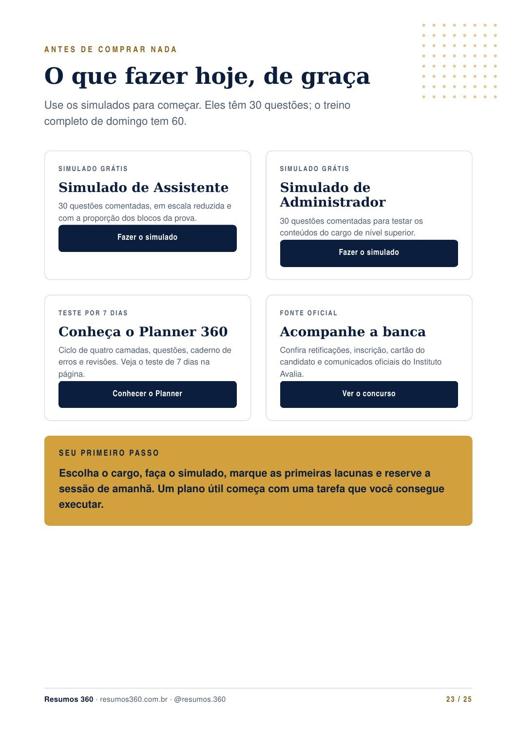 Página 23 do mini guia UFBA. O texto está disponível abaixo.