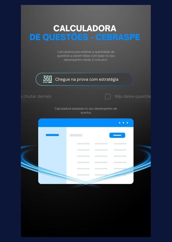 Calculadora de Questões