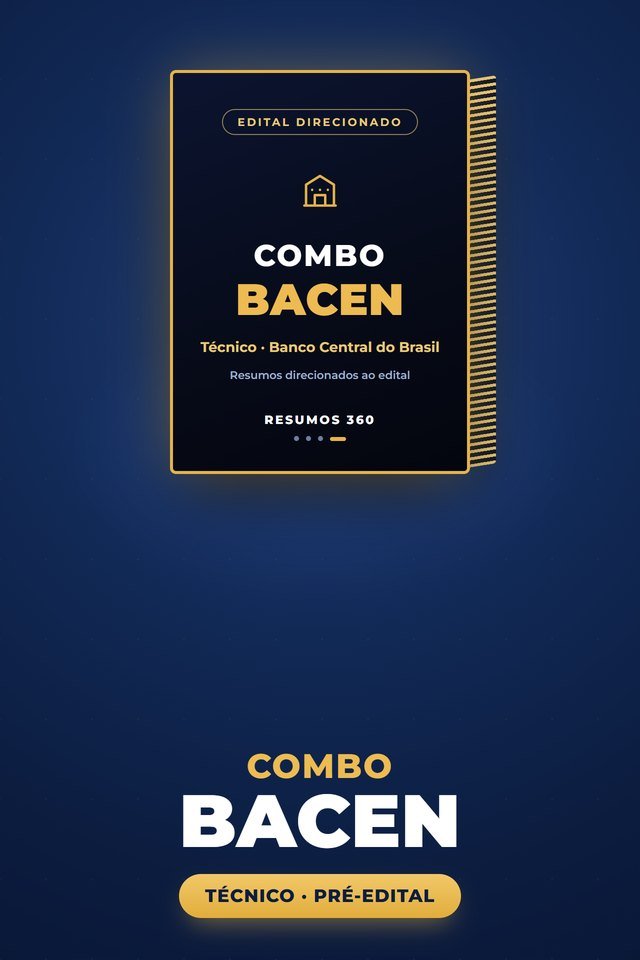 Combo BACEN · Técnico (pré-edital)