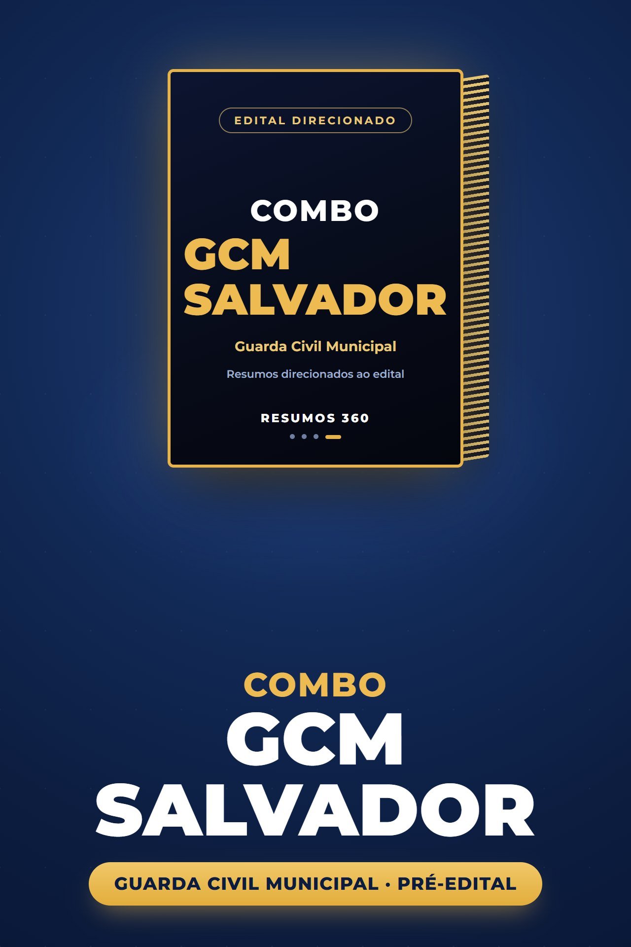 Combo GCM Salvador · Guarda Civil Municipal (pré-edital)