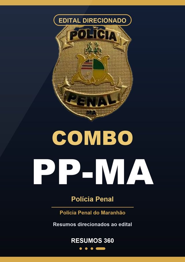 Combo Polícia Penal MA · Inspetor