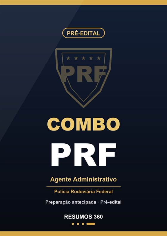 Capa: Combo PRF · Agente Administrativo