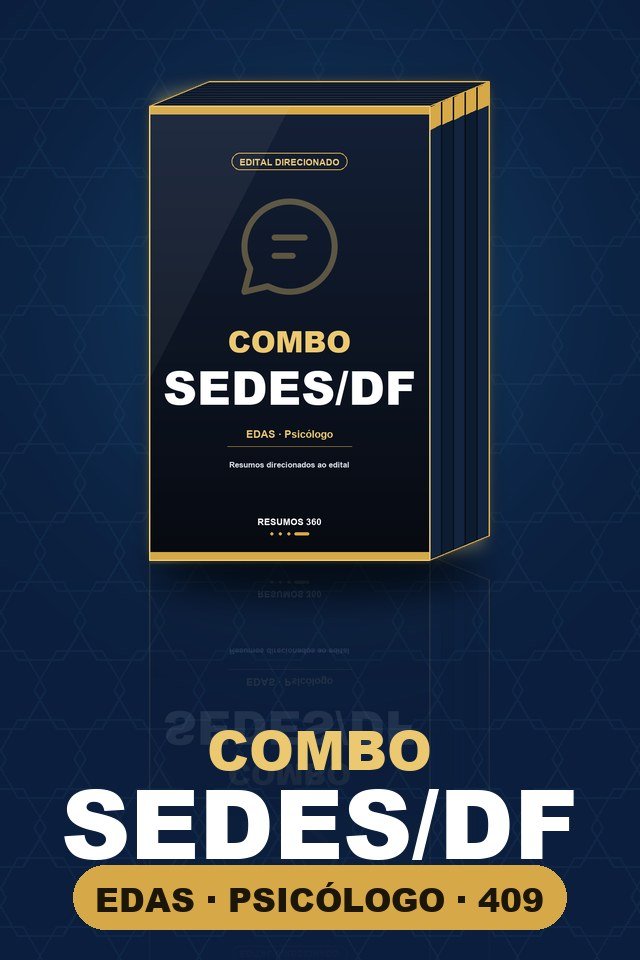 Combo SEDES/DF · EDAS Especialista Psicólogo (409)