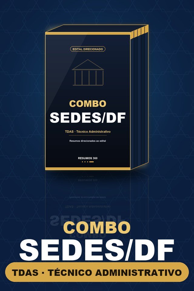 Combo SEDES/DF · Técnico Administrativo (TDAS 202)