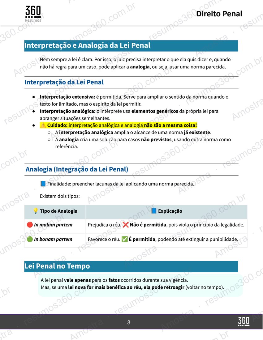 Página do material Combo de Resumos Área Policial