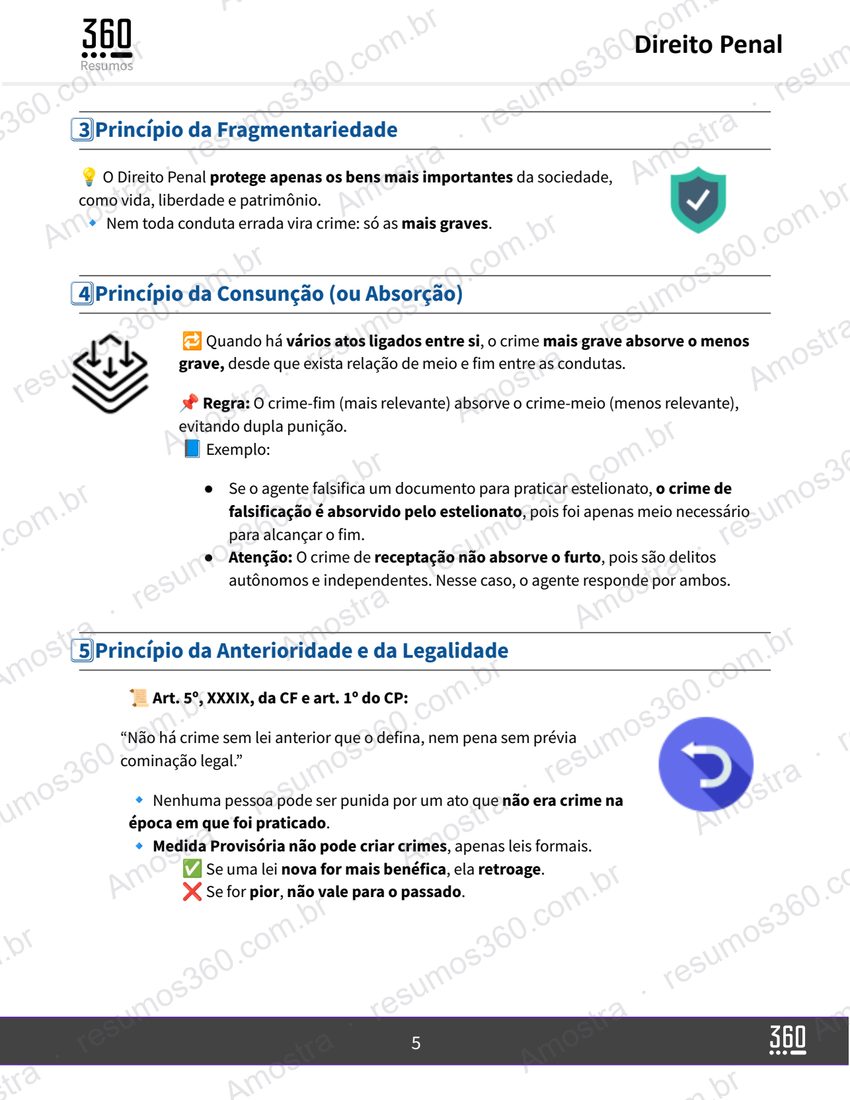 Página do material Resumo de Direito Penal