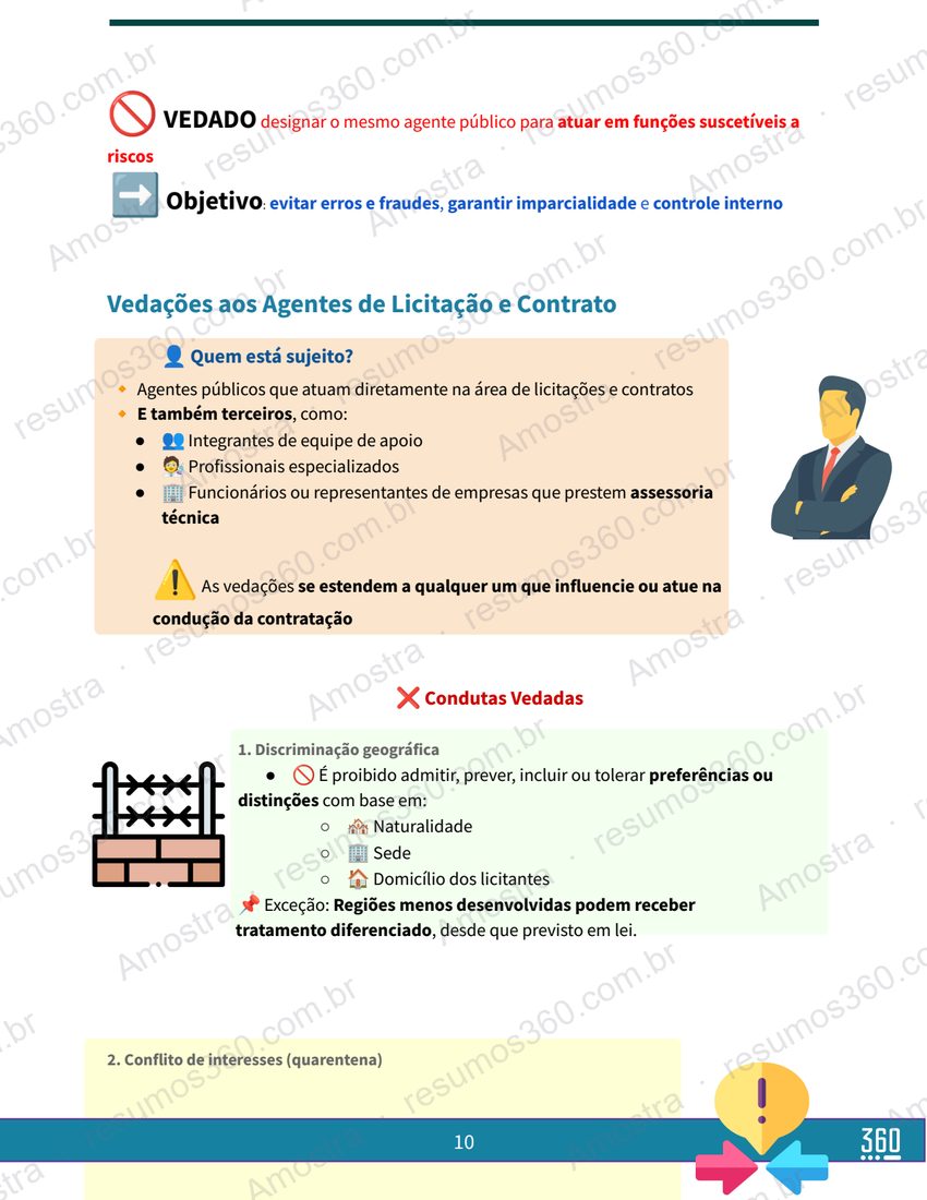 Página do material Resumo de Licitações e Contratos