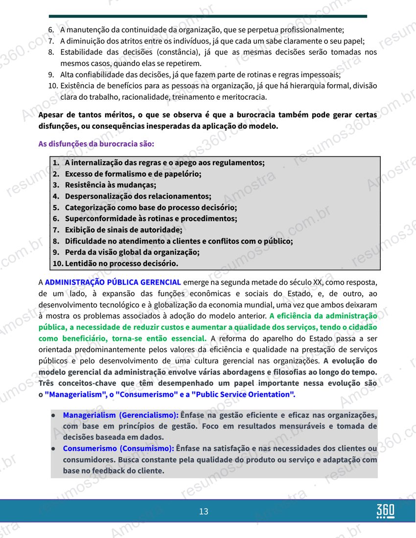 Página do material Resumo de Políticas Públicas