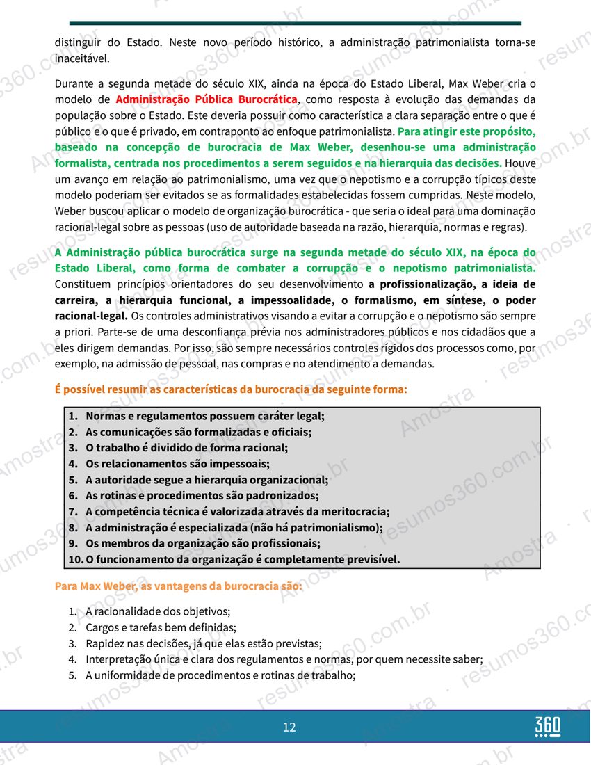 Página do material Resumo de Políticas Públicas