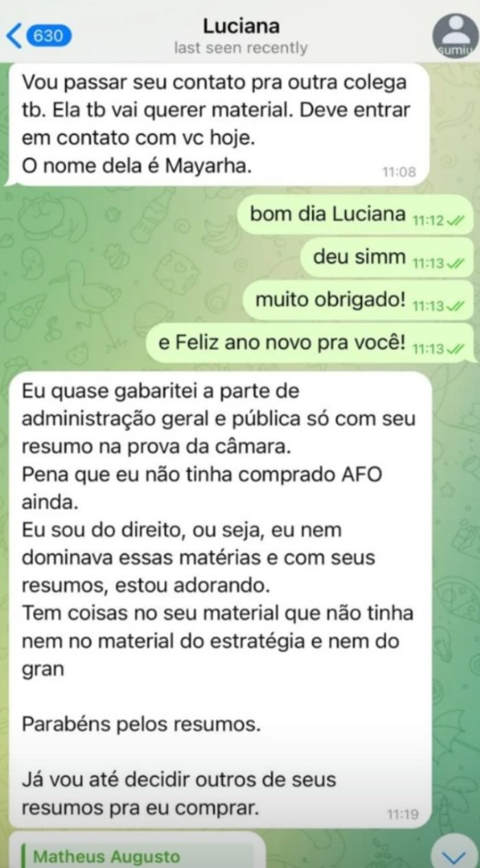 Luciana quase gabaritou administração geral na prova da Câmara